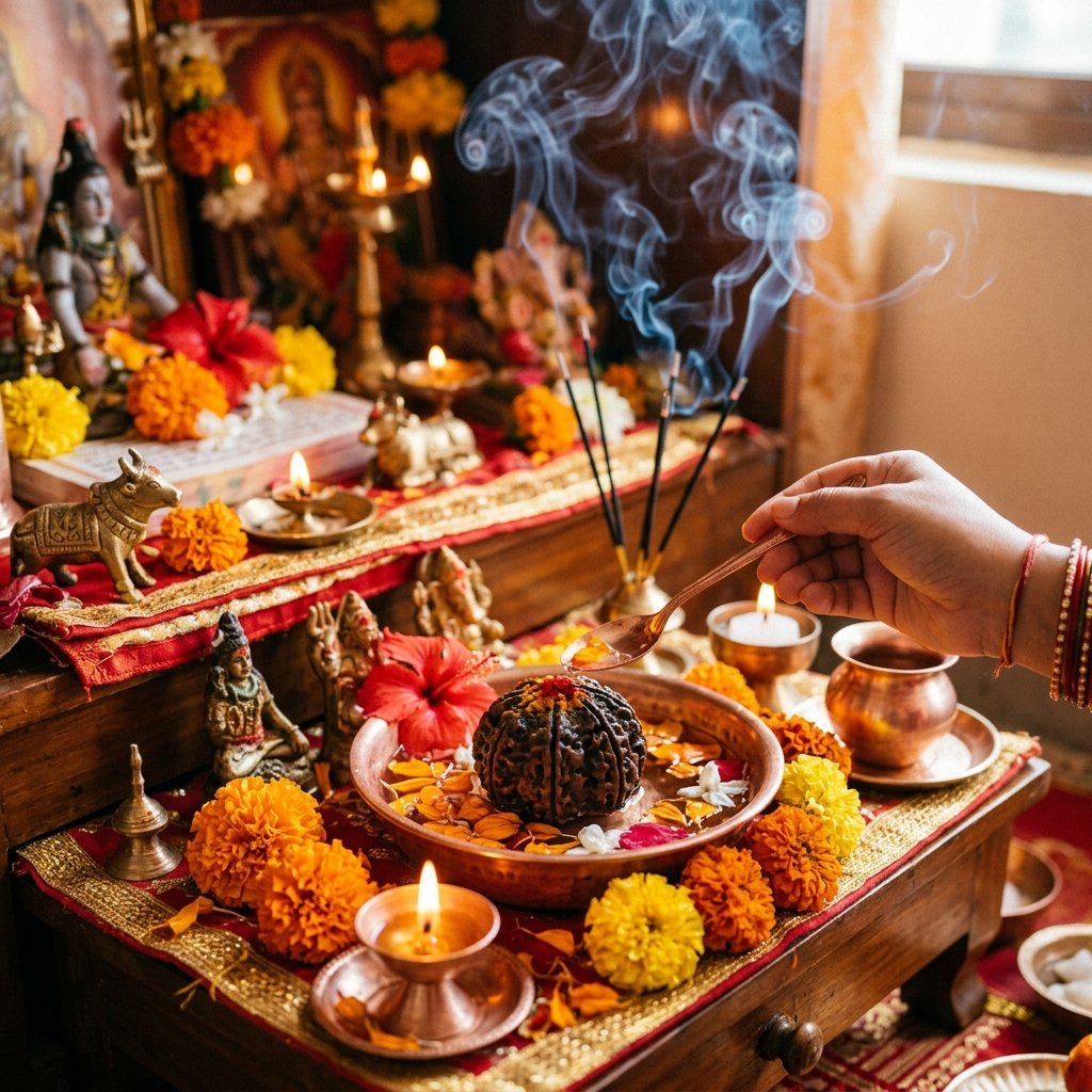 How to Bless and Energize Your Rudraksha at Home