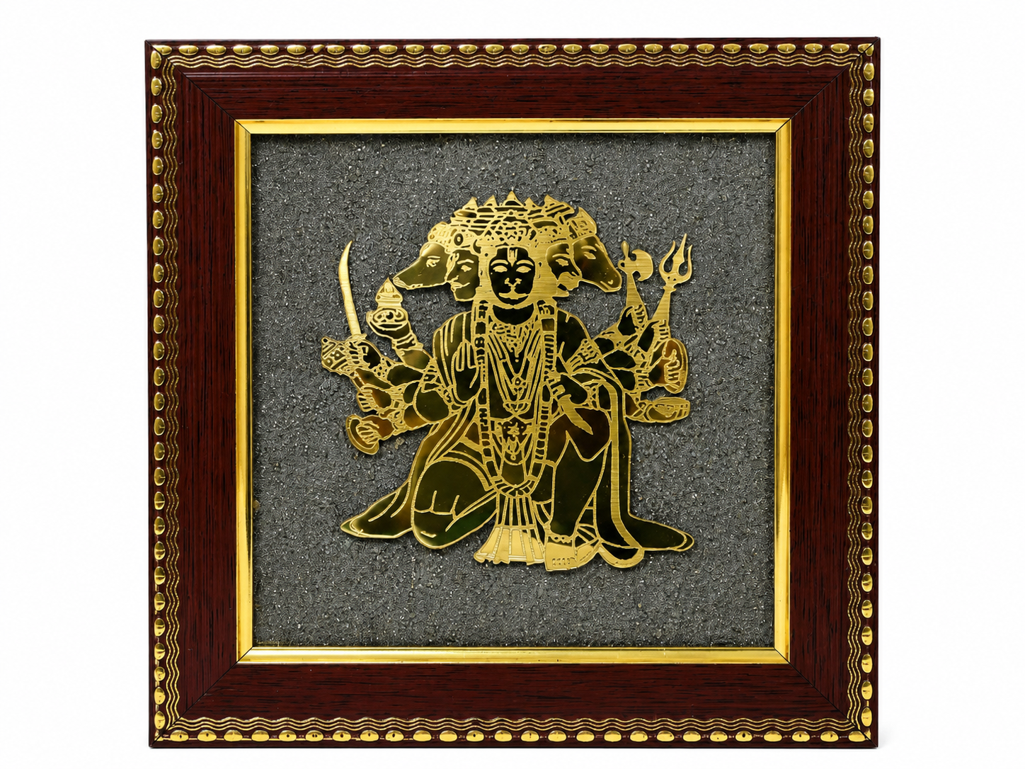 Hanuman Ji Pyrite Frame