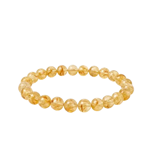 Premium Natural Citrine Bracelet | Abundance & Positivity Crystal Bracelet