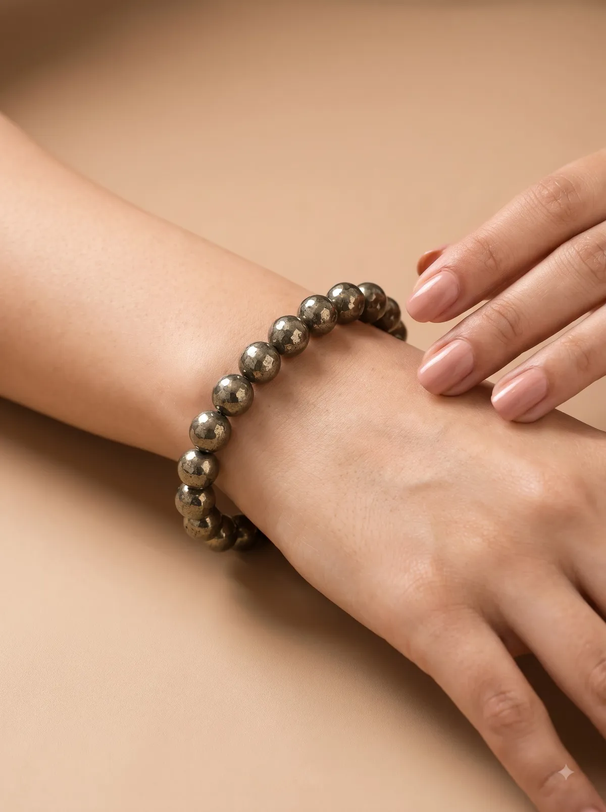 Premium Natural Pyrite Bracelet | Prosperity Crystal Bracelet