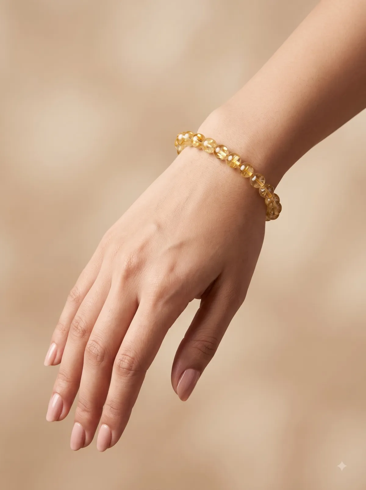 Premium Natural Citrine Bracelet | Abundance & Positivity Crystal Bracelet