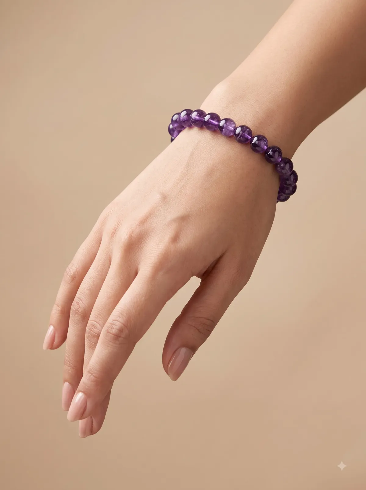 Premium Natural Amethyst Bracelet | Calming Crystal Bracelet