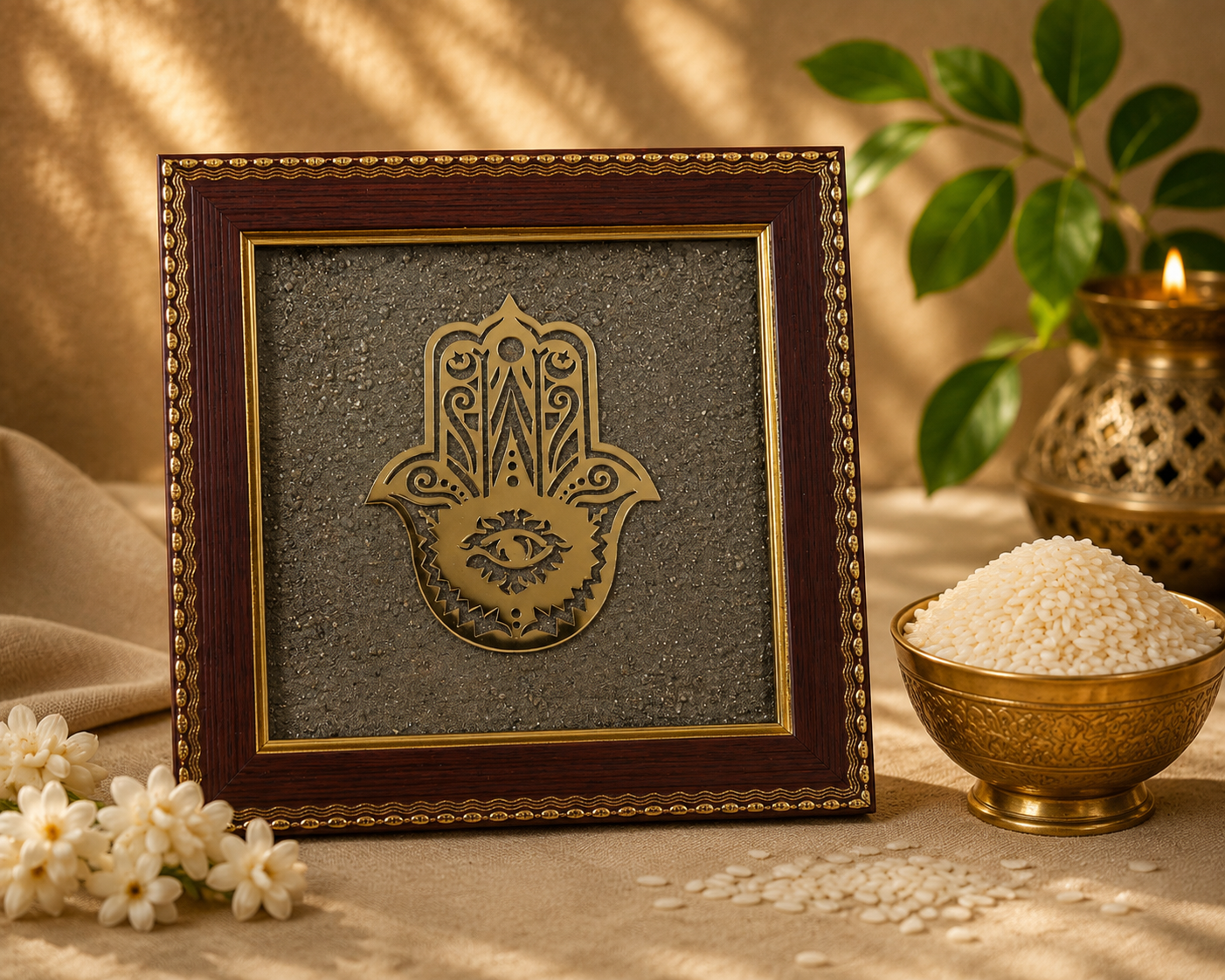 Hamsa Evil Eye Divine Frame
